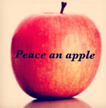 Peace an apple